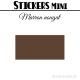 96 Rectangles 3 cm - Stickers mini gommettes