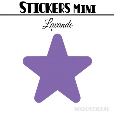 488 Etoiles 1 cm - Stickers mini gommettes