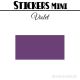 96 Rectangles 3 cm - Stickers mini gommettes