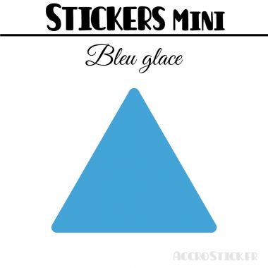 728 Triangles 0,8 cm - Stickers étiquettes gommettes