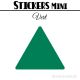 528 Triangles 1 cm - Stickers étiquettes gommettes