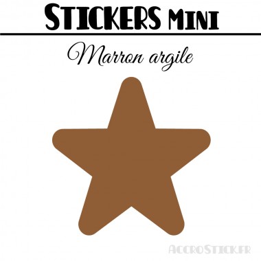 488 Etoiles 1 cm - Stickers mini gommettes