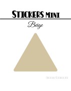 200 Triangles 1,8 cm - Stickers étiquettes gommettes