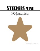 488 Etoiles 1 cm - Stickers mini gommettes