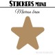 488 Etoiles 1 cm - Stickers mini gommettes