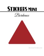 200 Triangles 1,8 cm - Stickers étiquettes gommettes