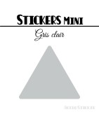 200 Triangles 1,8 cm - Stickers étiquettes gommettes