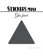 200 Triangles 1,8 cm - Stickers étiquettes gommettes