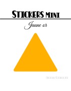 200 Triangles 1,8 cm - Stickers étiquettes gommettes
