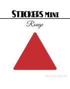 200 Triangles 1,8 cm - Stickers étiquettes gommettes
