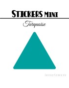 200 Triangles 1,8 cm - Stickers étiquettes gommettes