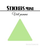 200 Triangles 1,8 cm - Stickers étiquettes gommettes