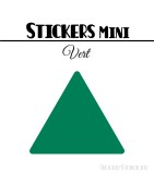 200 Triangles 1,8 cm - Stickers étiquettes gommettes