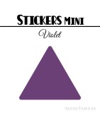 200 Triangles 1,8 cm - Stickers étiquettes gommettes