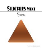 128 Triangles 2,4 cm - Stickers étiquettes gommettes