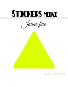 128 Triangles 2,4 cm - Stickers étiquettes gommettes