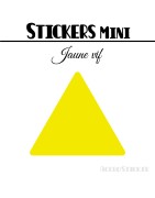 128 Triangles 2,4 cm - Stickers étiquettes gommettes