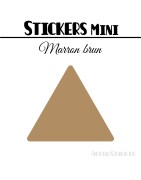 128 Triangles 2,4 cm - Stickers étiquettes gommettes