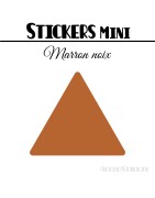 128 Triangles 2,4 cm - Stickers étiquettes gommettes
