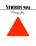 128 Triangles 2,4 cm - Stickers étiquettes gommettes