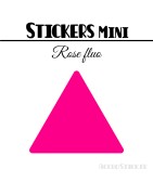 128 Triangles 2,4 cm - Stickers étiquettes gommettes