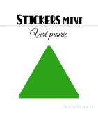 128 Triangles 2,4 cm - Stickers étiquettes gommettes
