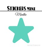 488 Etoiles 1 cm - Stickers mini gommettes