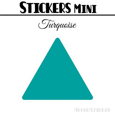 96 Triangles 2,8 cm - Stickers étiquettes gommettes