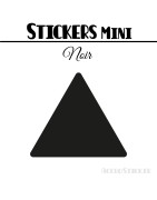 72 Triangles 3 cm - Stickers étiquettes gommettes