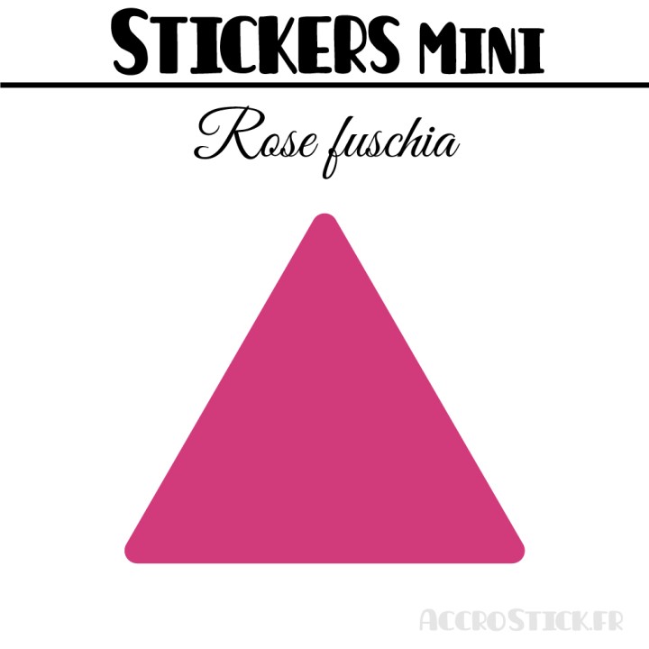 72 Triangles 3 cm - Stickers étiquettes gommettes
