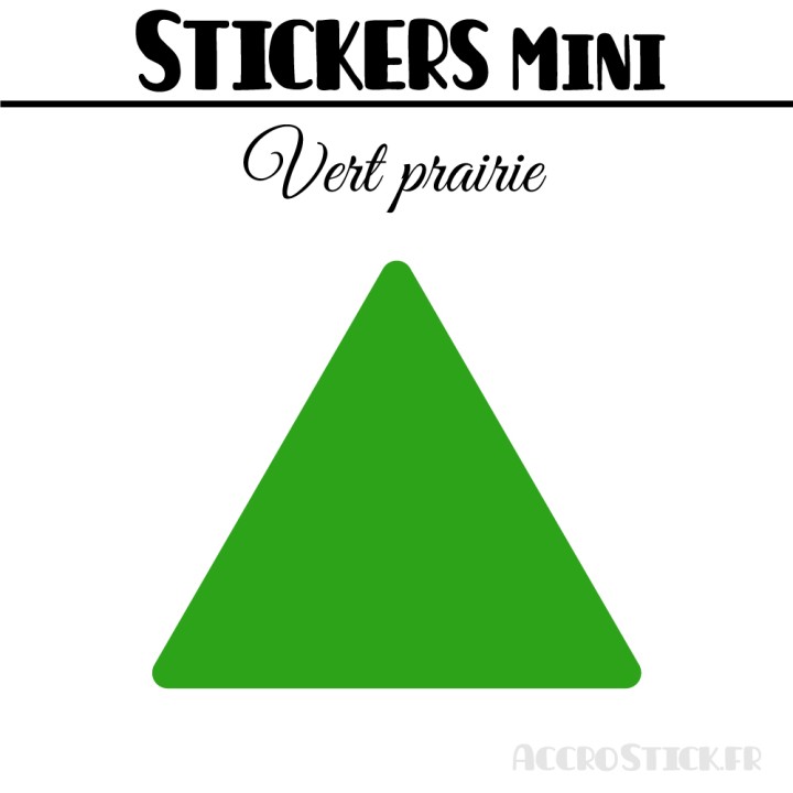 72 Triangles 3 cm - Stickers étiquettes gommettes
