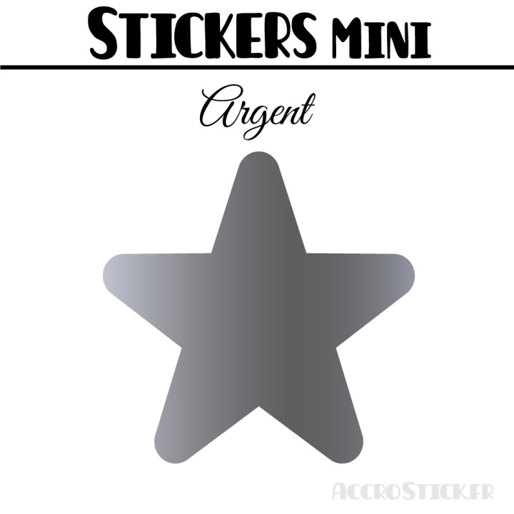680 Stickers Etoiles 0,8 cm