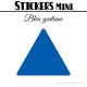 368 Triangles mixtes 1 à 1,8 cm - Stickers étiquettes gommettes