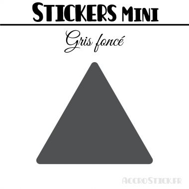 368 Triangles mixtes 1 à 1,8 cm - Stickers étiquettes gommettes