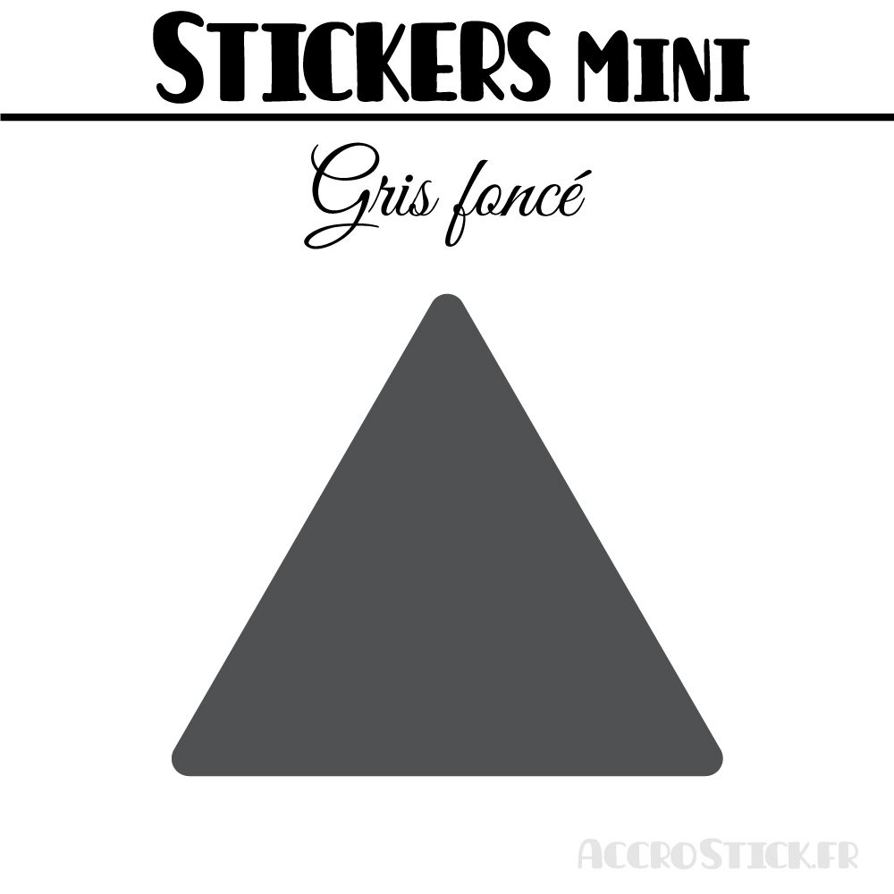 368 Triangles mixtes 1 à 1,8 cm - Stickers étiquettes gommettes 368 Triangles mixtes 1 à 1,8 cm - Stickers étiquettes gommettes