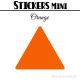 368 Triangles mixtes 1 à 1,8 cm - Stickers étiquettes gommettes