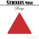368 Triangles mixtes 1 à 1,8 cm - Stickers étiquettes gommettes
