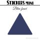 128 Triangles mixtes 2 à 2,8 cm - Stickers étiquettes gommettes