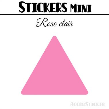 128 Triangles mixtes 2 à 2,8 cm - Stickers étiquettes gommettes
