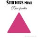 128 Triangles mixtes 2 à 2,8 cm - Stickers étiquettes gommettes