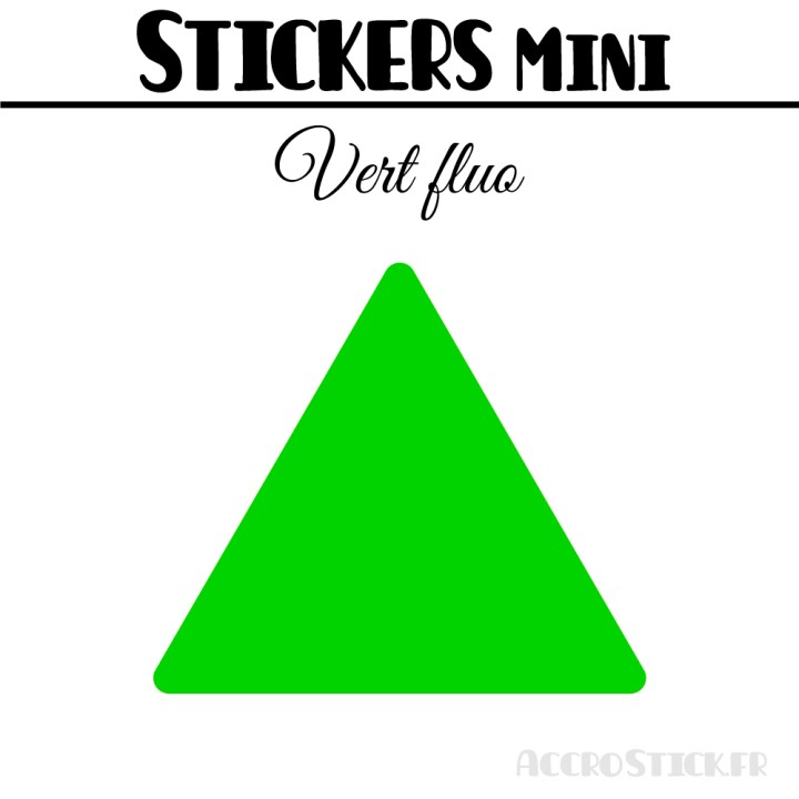 128 Triangles mixtes 2 à 2,8 cm - Stickers étiquettes gommettes