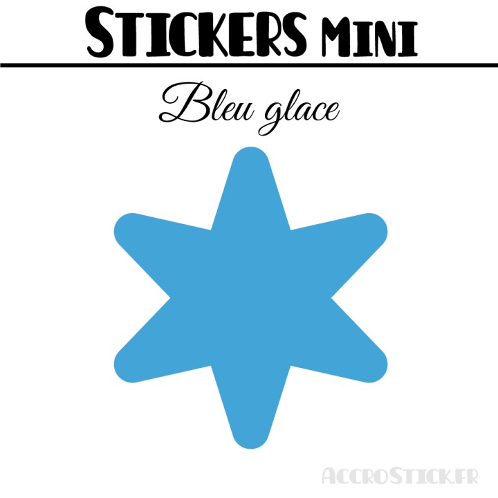 624 Etoiles 0,8 cm - Stickers mini gommettes