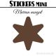 624 Etoiles 0,8 cm - Stickers mini gommettes