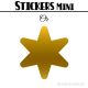 624 Etoiles 0,8 cm - Stickers mini gommettes
