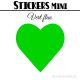 104 Coeurs 2 cm - Stickers mini gommettes