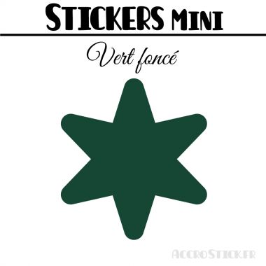 624 Etoiles 0,8 cm - Stickers mini gommettes