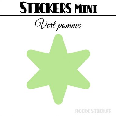 624 Etoiles 0,8 cm - Stickers mini gommettes