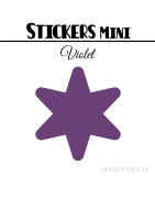 624 Etoiles 0,8 cm - Stickers mini gommettes