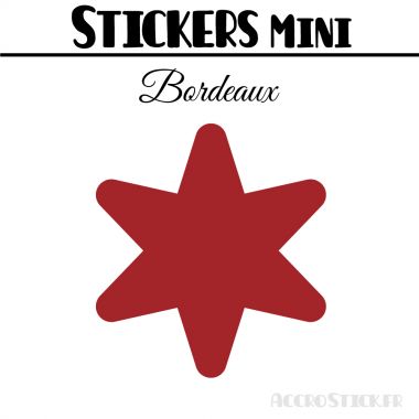 440 Etoiles 1 cm - Stickers mini gommettes
