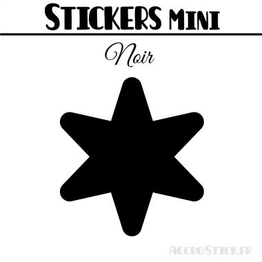 440 Etoiles 1 cm - Stickers mini gommettes